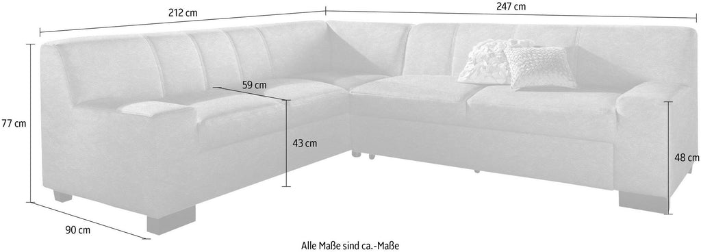 Ecksofa L-Form