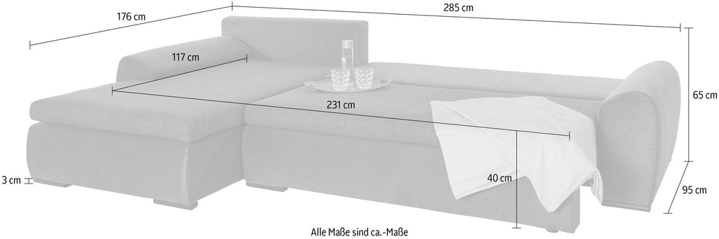 Ecksofa Win L-Form