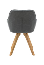 Sales Fever - Armlehnstuhl 2er Set grau Textil