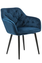 Sales Fever - Armlehnstuhl blau Samt