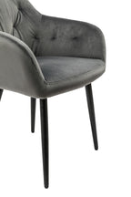 Sales Fever - Armlehnstuhl grau Samt