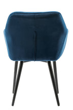 Sales Fever - Armlehnstuhl blau Samt
