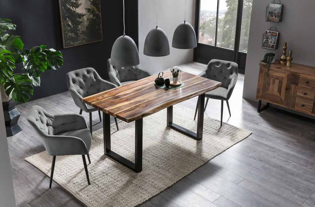 Sales Fever - Armlehnstuhl grau Samt