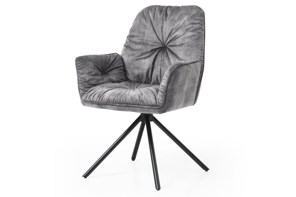 Sales Fever - Armlehnstuhl mit 360° Drehfunktion, Grau