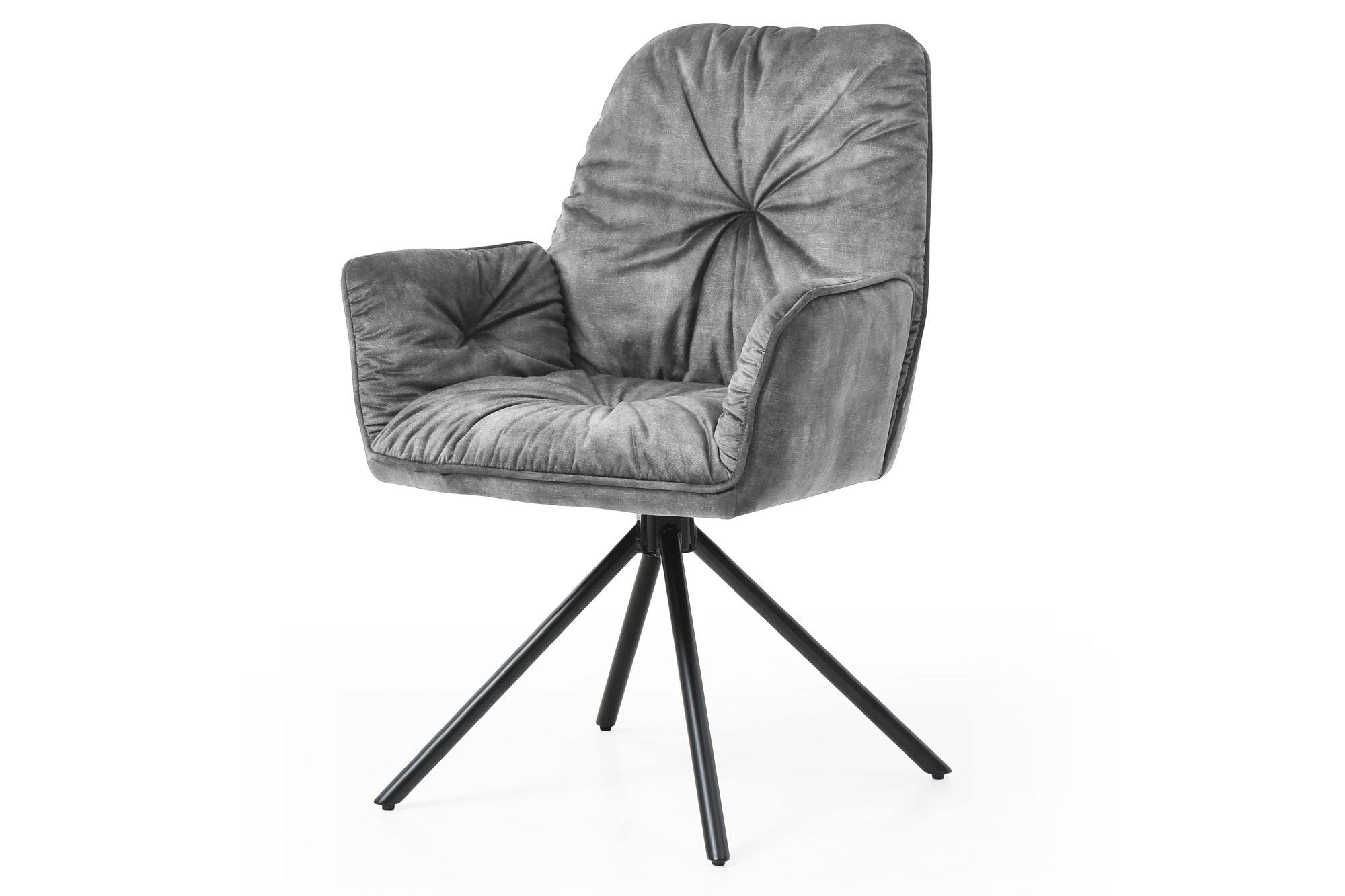 Sales Fever - Armlehnstuhl mit 360° Drehfunktion, Grau