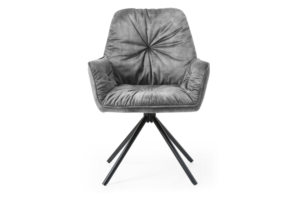 Sales Fever - Armlehnstuhl mit 360° Drehfunktion, Grau