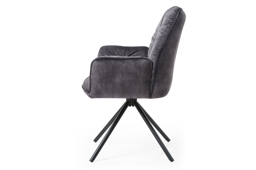 Sales Fever - Armlehnstuhl mit 360° Drehfunktion, Schwarz