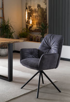 Sales Fever - Armlehnstuhl mit 360° Drehfunktion, Schwarz