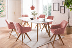 Sales Fever - Esstisch 180x90x76 cm weiß Eiche