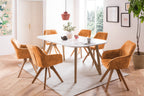 Sales Fever - Esstisch 180x90x76 cm weiß Eiche