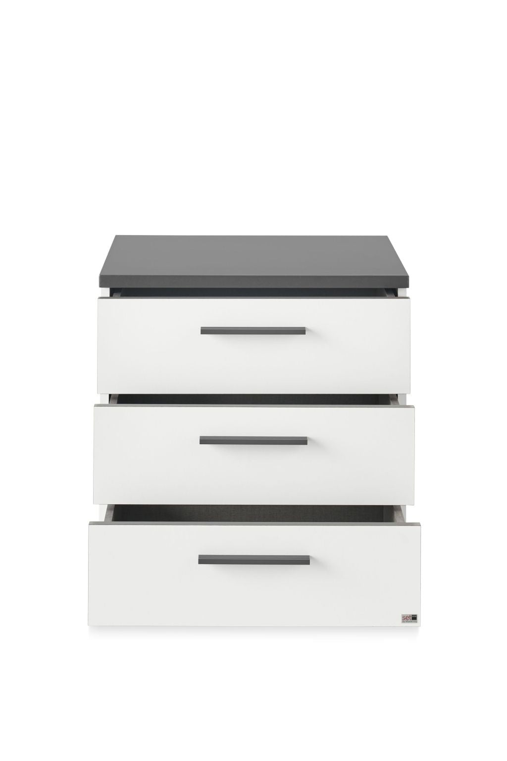 Schlafzimmerset 4tlg: Schwebetürenschrank, Kommode + 2 Nachtschränke