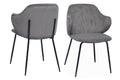 Sales Fever - Armlehnstuhl 2er Set Grau