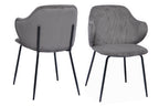 Sales Fever - Armlehnstuhl 2er Set Grau