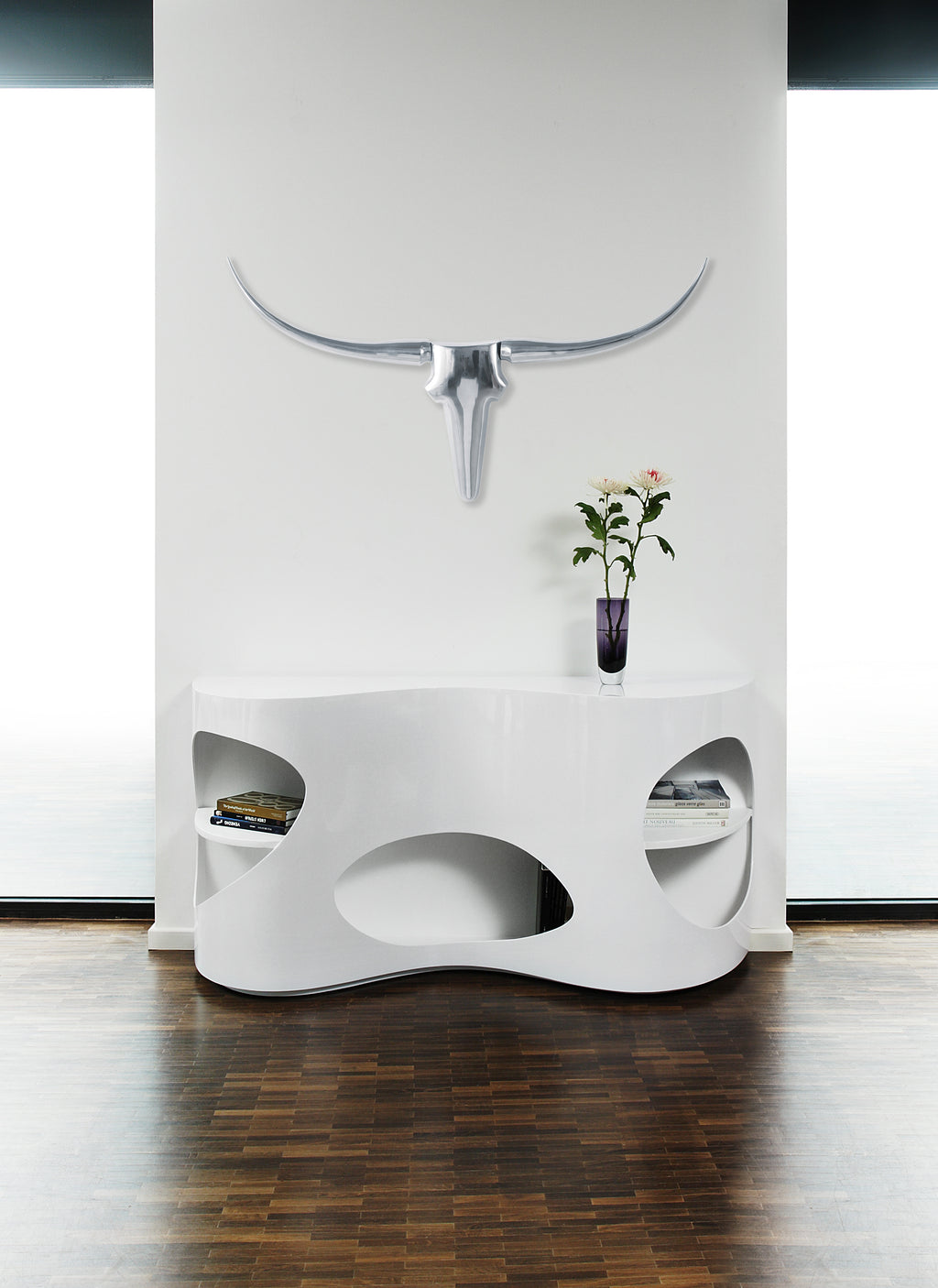 Sales Fever - Sideboard 150x40x75 cm weiß