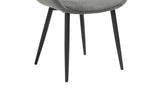 Sales Fever - Armlehnstuhl Cord-Optik 2er Set Grau