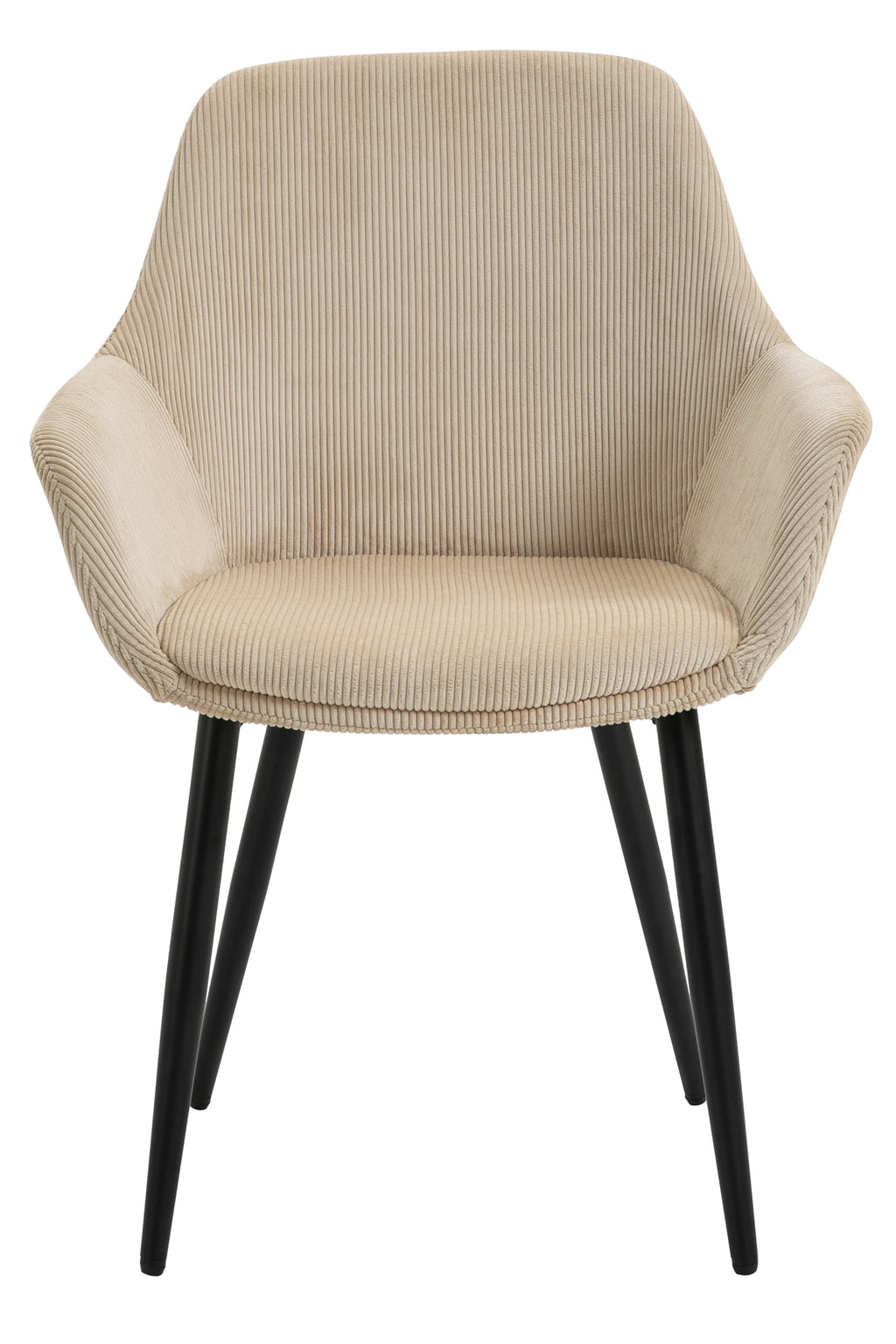 Sales Fever - Armlehnstuhl Cord-Optik 2er Set Beige