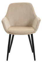 Sales Fever - Armlehnstuhl Cord-Optik 2er Set Beige