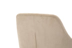 Sales Fever - Armlehnstuhl Cord-Optik 2er Set Beige