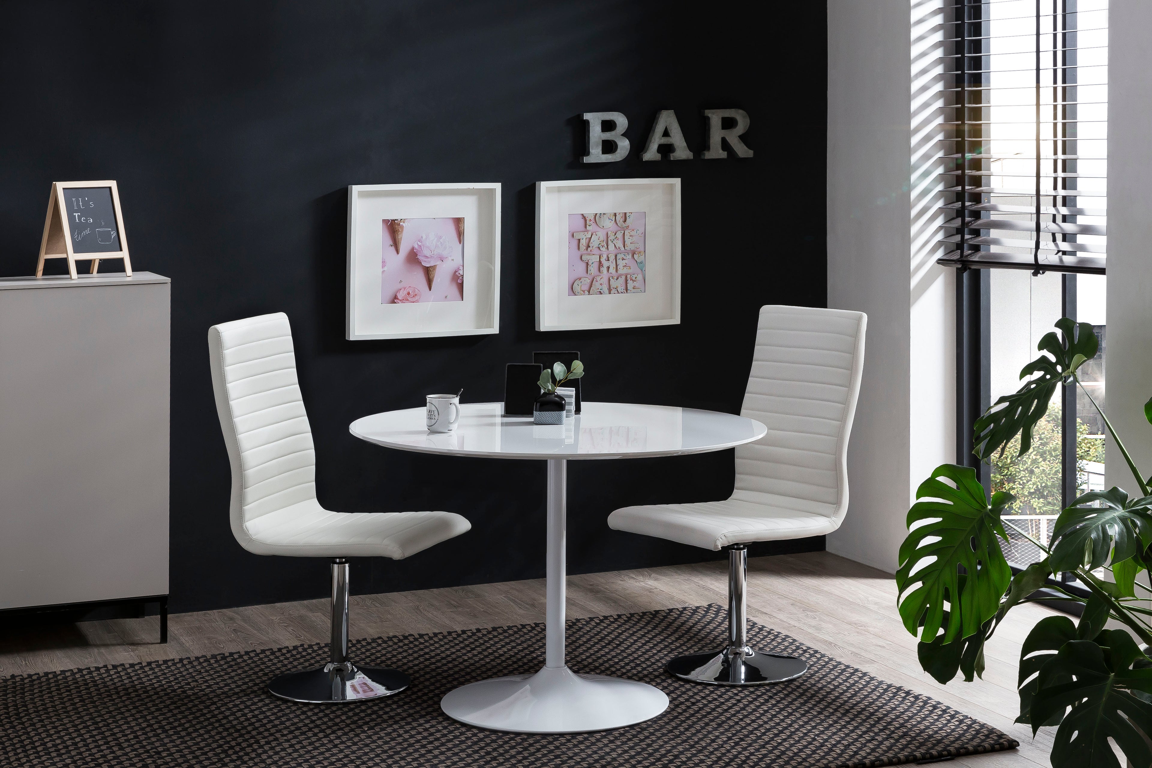Sales Fever - Bistrotisch rund weiß Ø110 cm