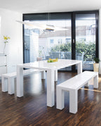 Sales Fever - Esstisch 140x90x76 cm weiß