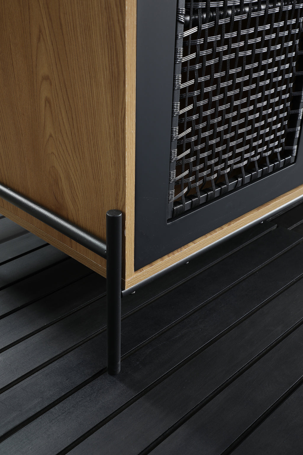 Sales Fever - Sideboard Natur/Schwarz#