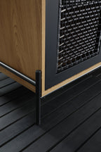 Sales Fever - Sideboard Natur/Schwarz#