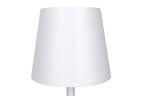 Sales Fever - Tischleuchte 29 cm Natur/Weiß mit LED-Akku