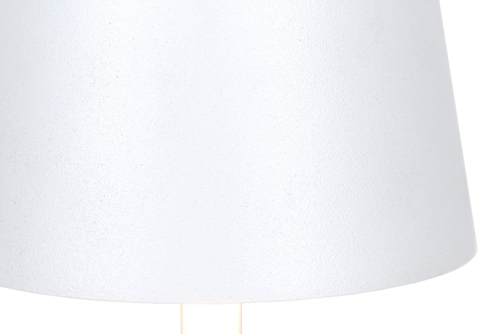 Sales Fever - Tischleuchte 29 cm Natur/Weiß mit LED-Akku