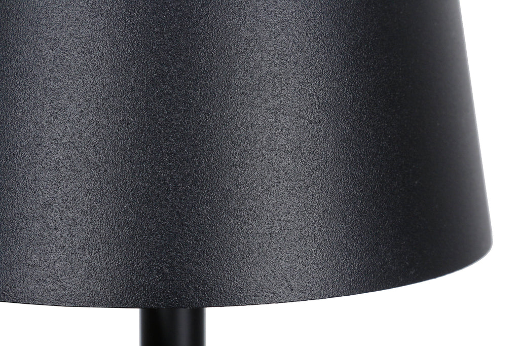 Sales Fever - Tischleuchte 29 cm Natur/Schwarz mit LED-Akku