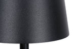Sales Fever - Tischleuchte 29 cm Natur/Schwarz mit LED-Akku