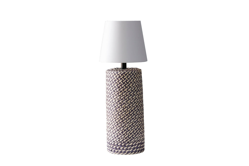 Sales Fever - Tischleuchte Schwarz/Weiß 29 cm mit LED-Akku