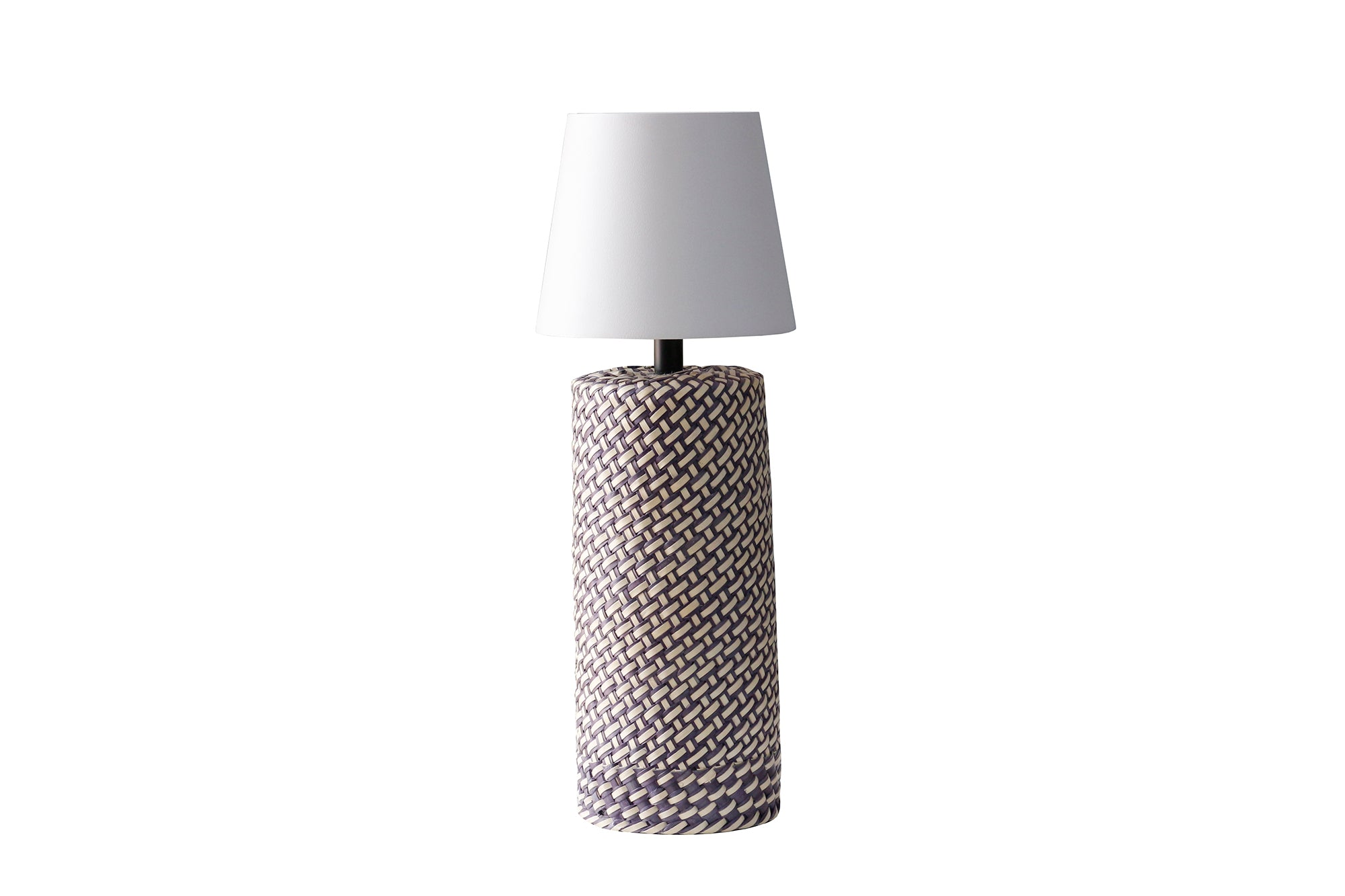 Sales Fever - Tischleuchte Schwarz/Weiß 29 cm mit LED-Akku