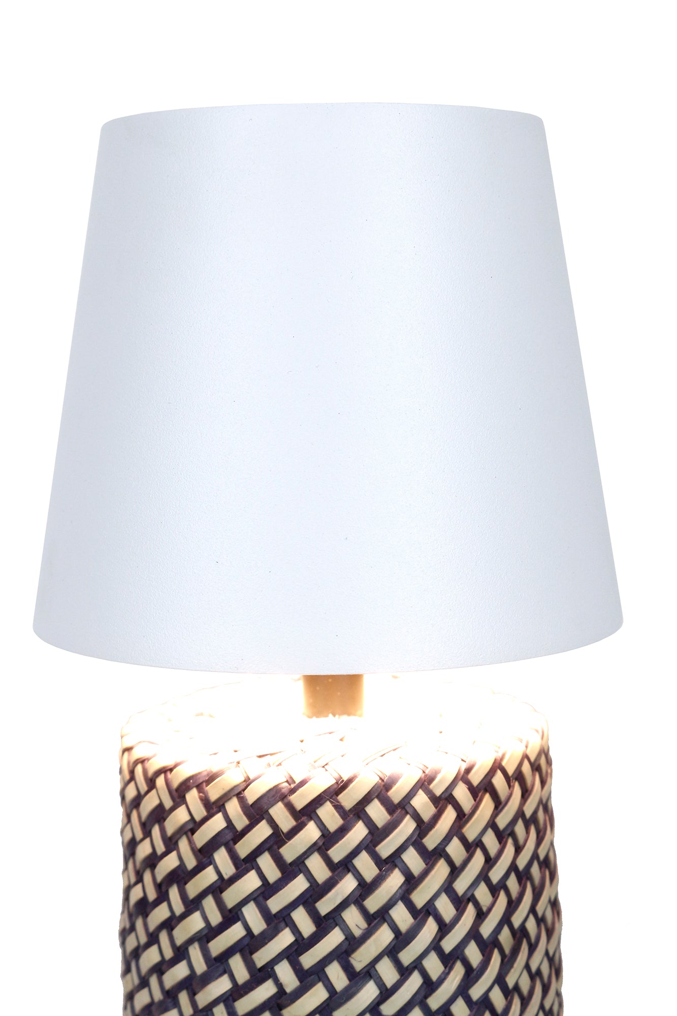 Sales Fever - Tischleuchte Schwarz/Weiß 29 cm mit LED-Akku