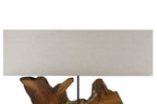 Sales Fever - Tischleuchte Treibholz/Leinen Natur 59 cm