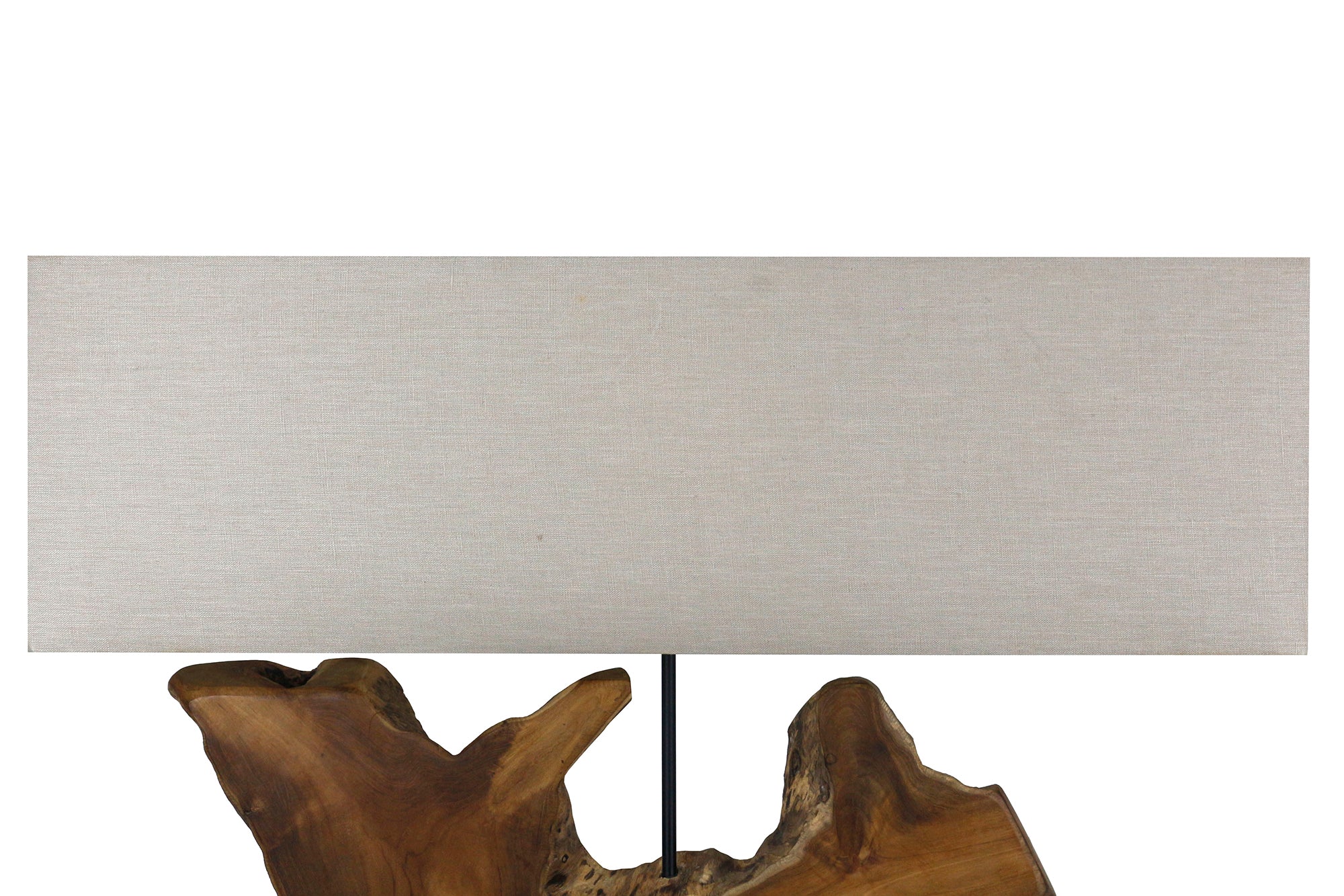 Sales Fever - Tischleuchte Treibholz/Leinen Natur 59 cm
