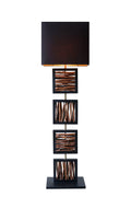 Sales Fever - Stehleuchte Treibholz Natur/Schwarz 163 cm