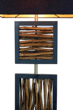 Sales Fever - Stehleuchte Treibholz Natur/Schwarz 163 cm