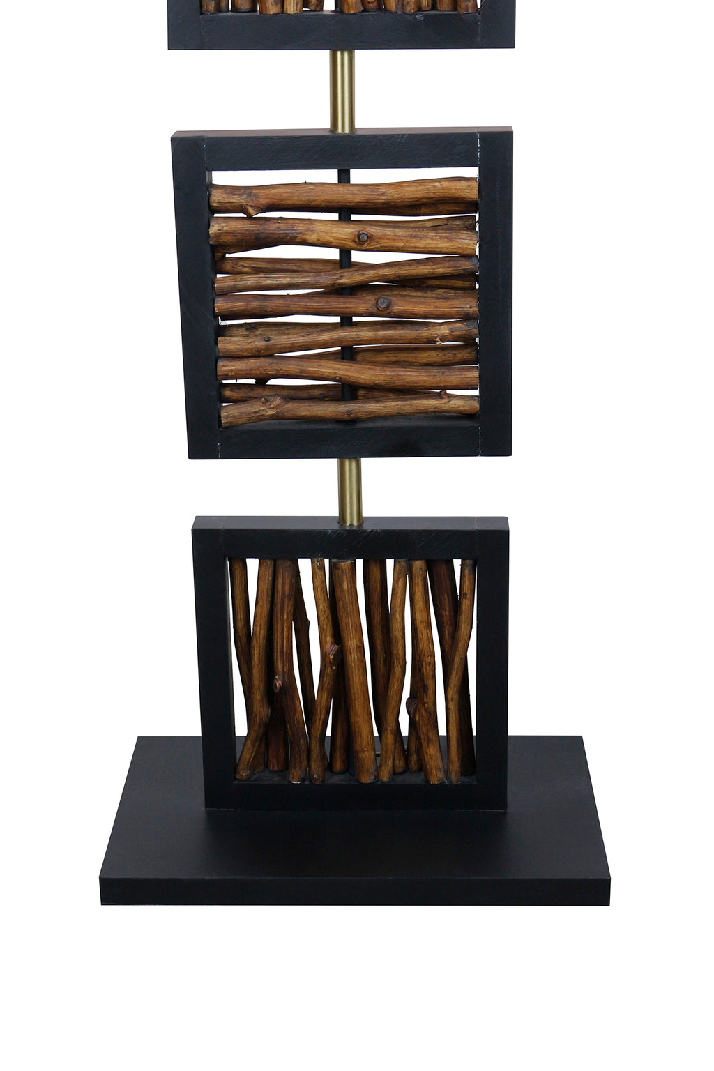 Sales Fever - Stehleuchte Treibholz Natur/Schwarz 163 cm