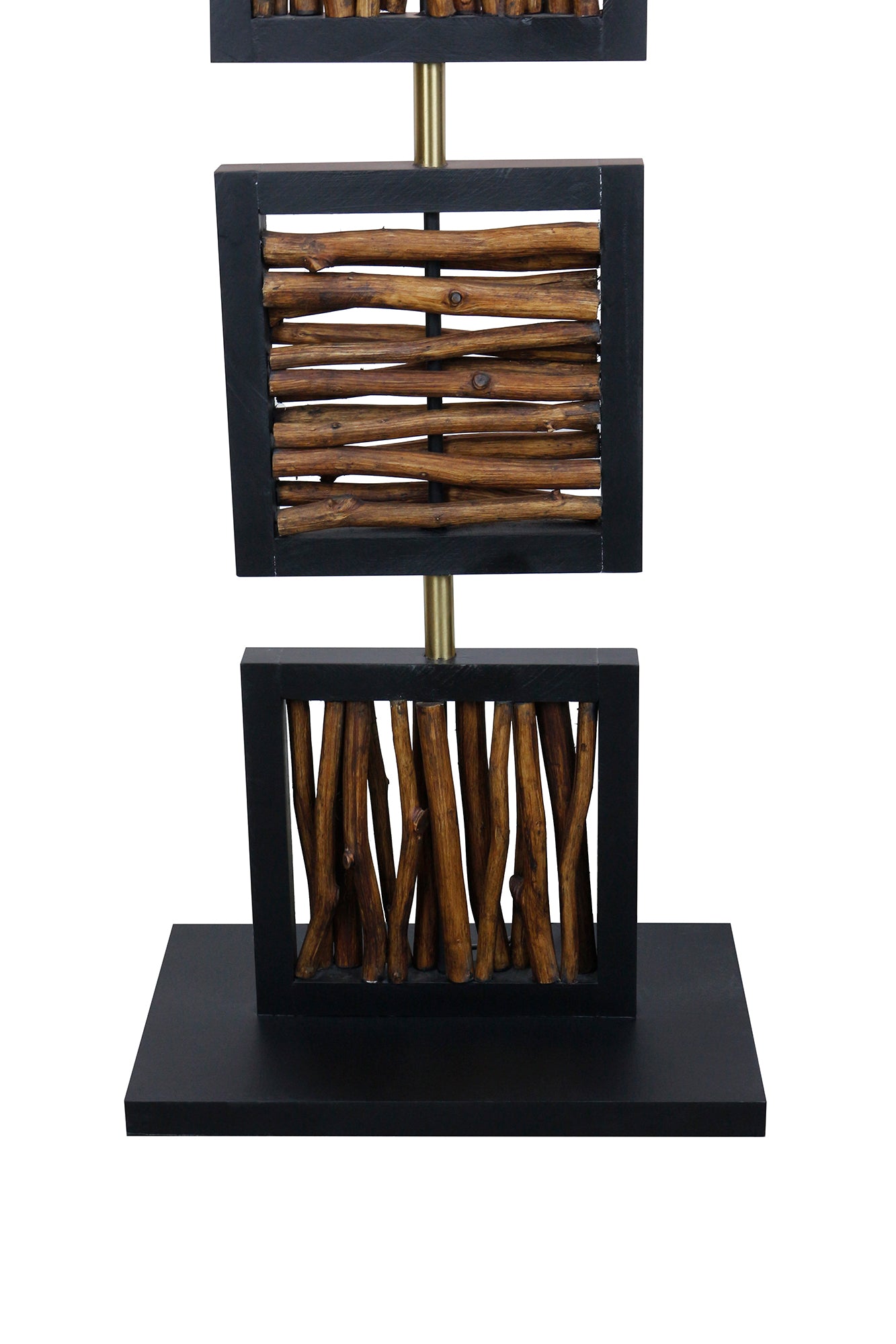 Sales Fever - Stehleuchte Treibholz Natur/Schwarz 163 cm