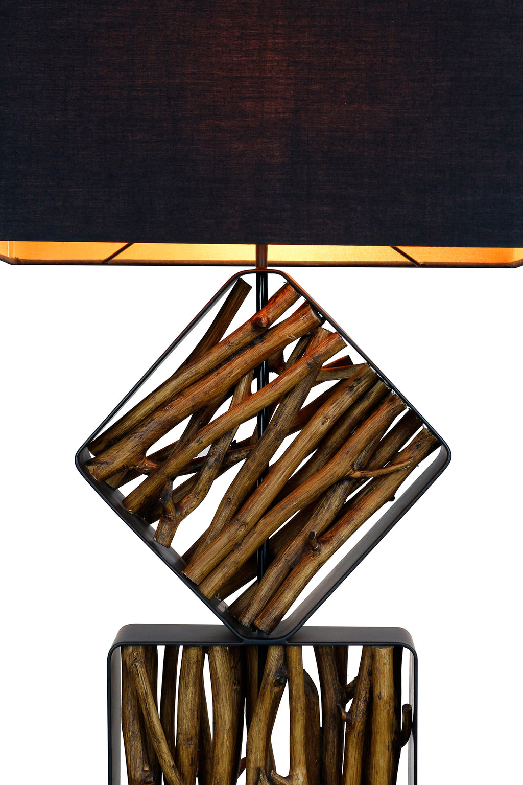 Sales Fever - Stehleuchte Treibholz Natur/Schwarz 155 cm