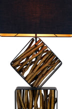 Sales Fever - Stehleuchte Treibholz Natur/Schwarz 155 cm