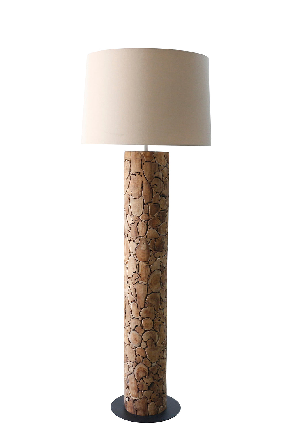 Sales Fever - Stehleuchte Treibholz Natur/Weiß 170 cm