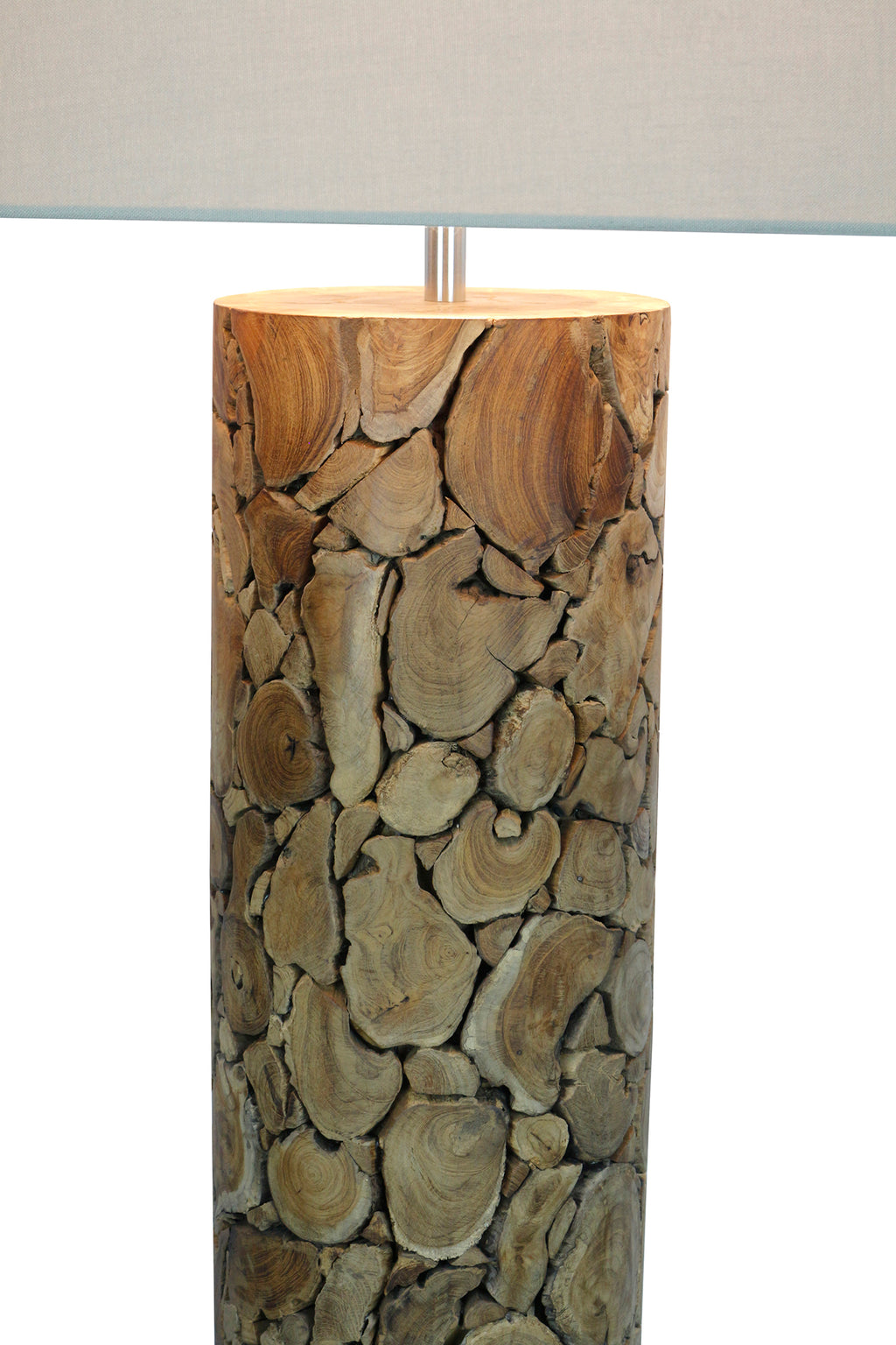 Sales Fever - Stehleuchte Treibholz Natur/Weiß 170 cm