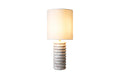 Sales Fever - Tischleuchte Marmor/Leinen Beige