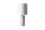 Sales Fever - Tischleuchte Marmor/Leinen Beige