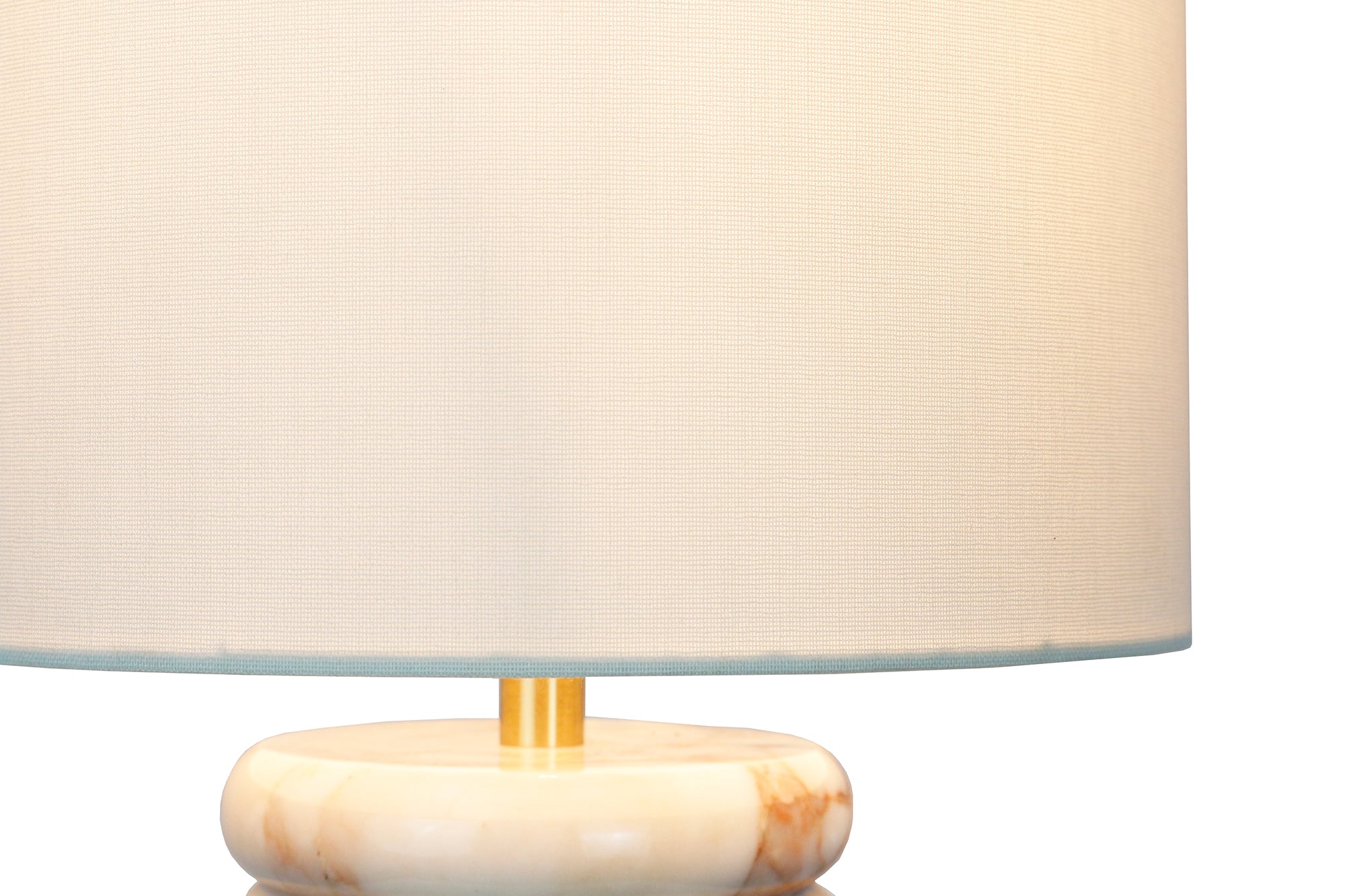 Sales Fever - Tischleuchte Marmor/Leinen Beige