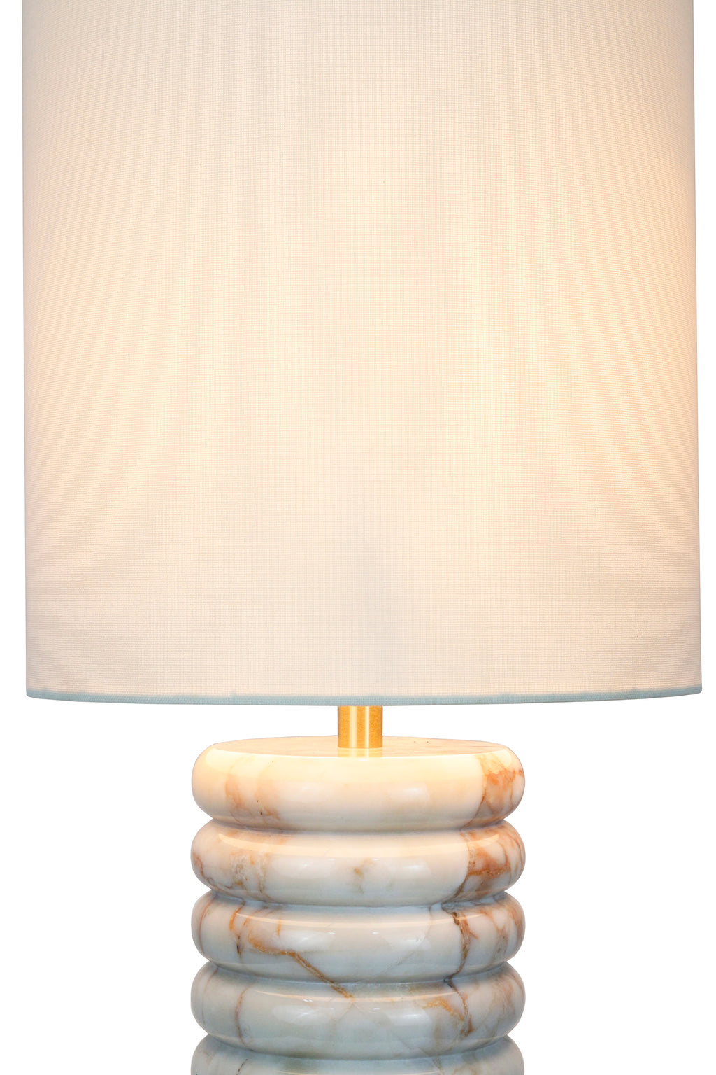 Sales Fever - Tischleuchte Marmor/Leinen Beige