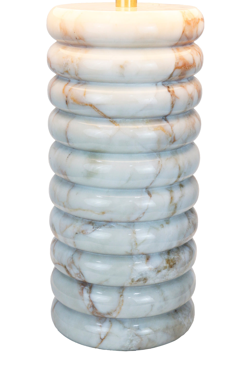 Sales Fever - Tischleuchte Marmor/Leinen Beige