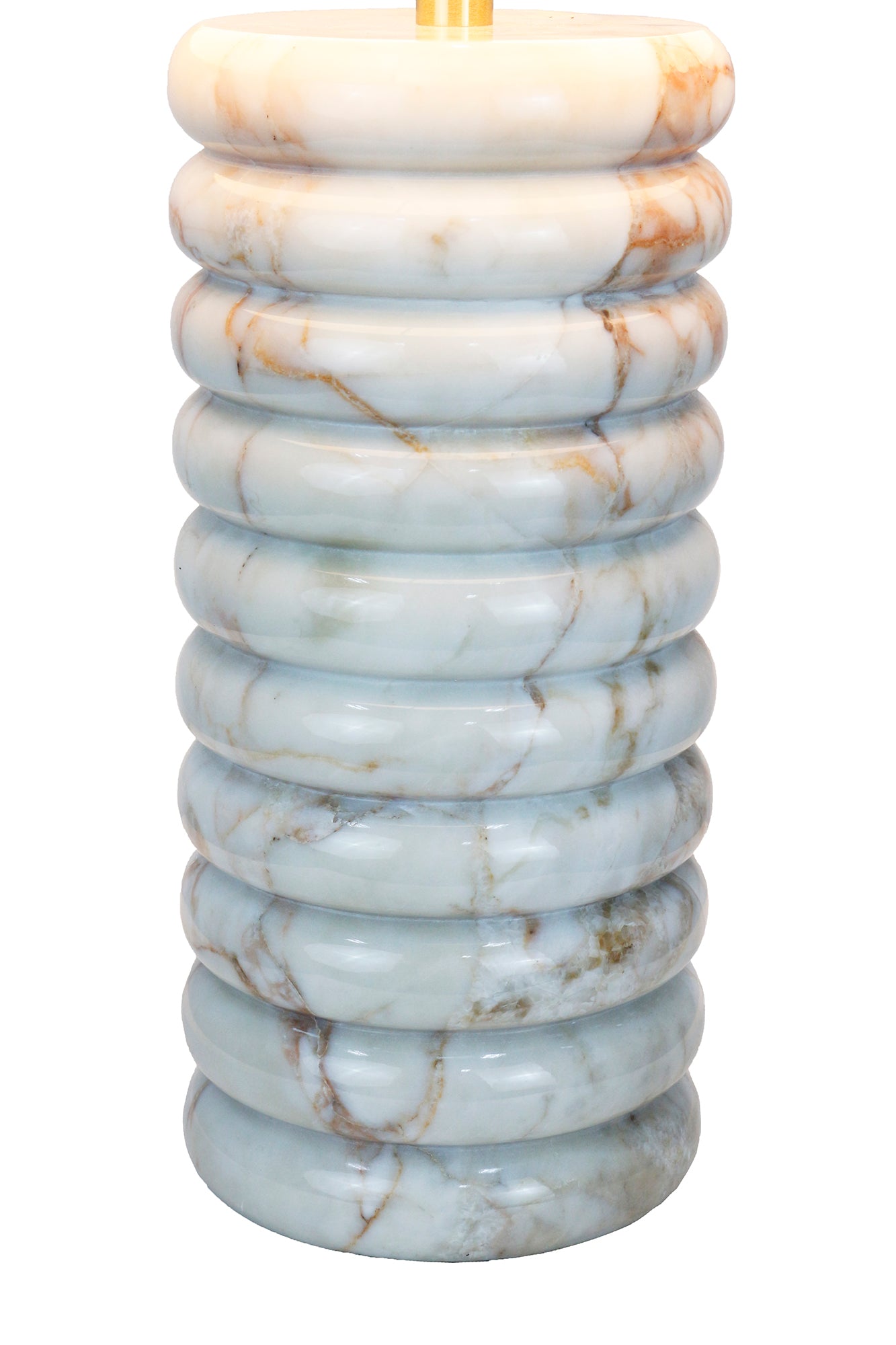 Sales Fever - Tischleuchte Marmor/Leinen Beige