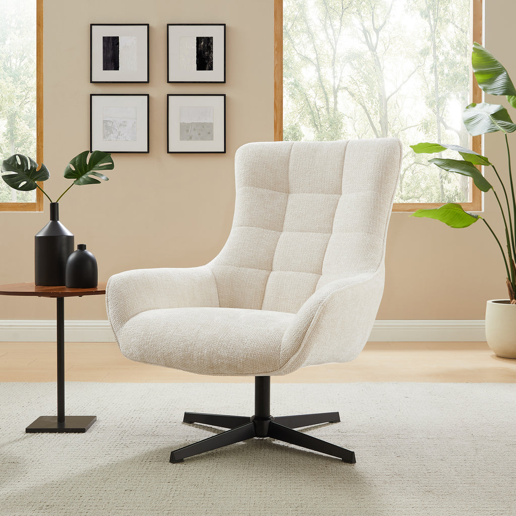 Sales Fever - Sessel Chenillestoff Beige